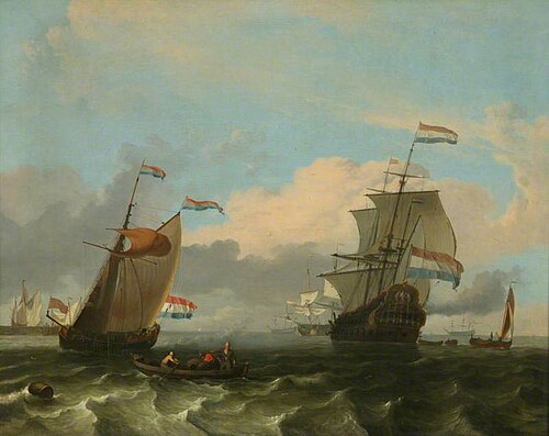 Seascape, 1660, Ludolf Bakhuizen