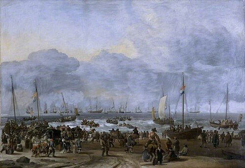 An Embarkation Scene, 1660, Ludolf Bakhuizen