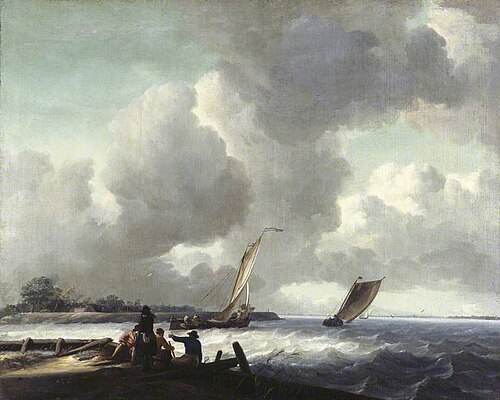 Coast Scene, , Ludolf Bakhuizen