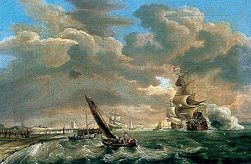 The Coast near Den Helder, 1774, Ludolf Bakhuizen