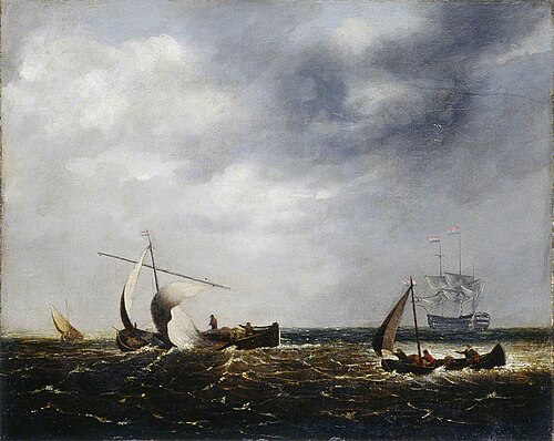 Fishing Boats, , Ludolf Bakhuizen