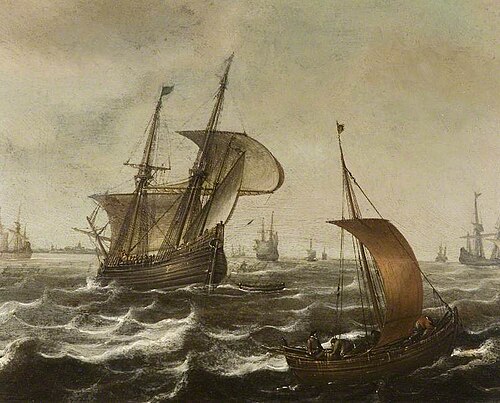 Sea Piece, , Ludolf Bakhuizen