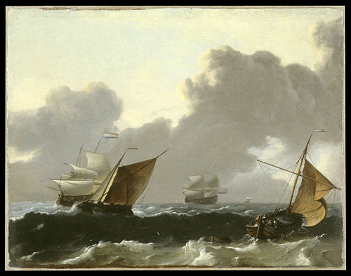Tempête en mer, 1660, Ludolf Bakhuizen