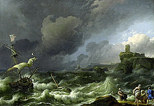 The Storm, 1669, Ludolf Bakhuizen