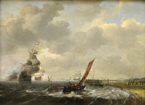La Mer au Helder, 1700, Ludolf Bakhuizen