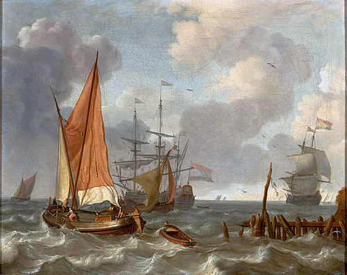 Seascape, 1650, Ludolf Bakhuizen