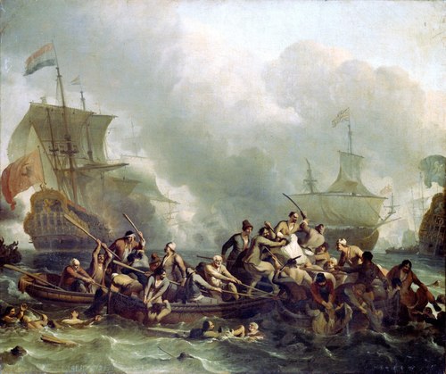 The Battle of The Texel, 11 August 1673, 1685, Ludolf Bakhuizen