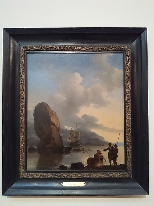 Dutch Ship in Foreign Bay, 1690, Ludolf Bakhuizen