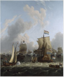 The Arrival of the Kattendijk at Texel, 22 July 1702, 1702, Ludolf Bakhuizen