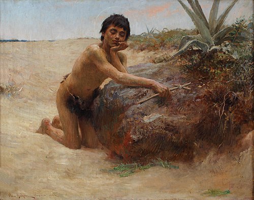John the Baptist, 1897, Vlaho Bukovac