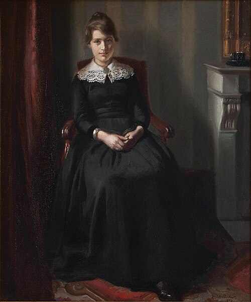Portrait of Marie Triepcke, 1889, Michael Peter Ancher