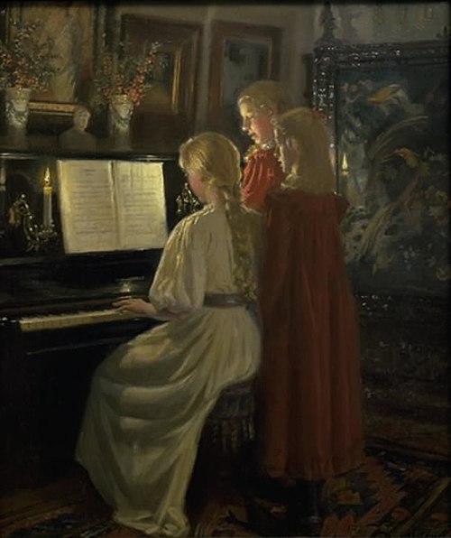 Children Singing, 1899, Michael Peter Ancher