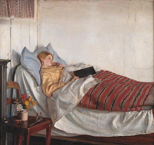 The Sick Girl, 1882, Michael Peter Ancher