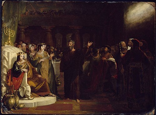 Study for Belshazzar's Feast, 1817, Washington Allston