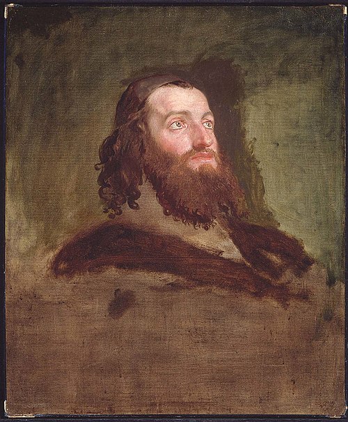 Head of a Jew, 1817, Washington Allston