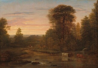 A Landscape after Sunset, 1819, Washington Allston