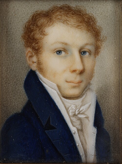 Portrait of Captain A.H. Pray of the Boston Fusiliers, 1796, Washington Allston