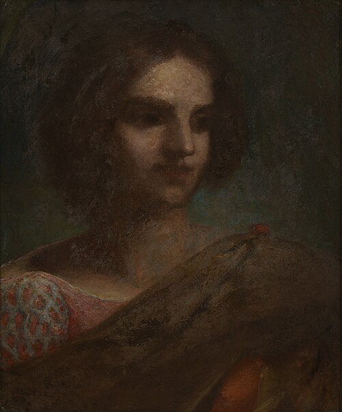 Ideal Head, 1835, Washington Allston