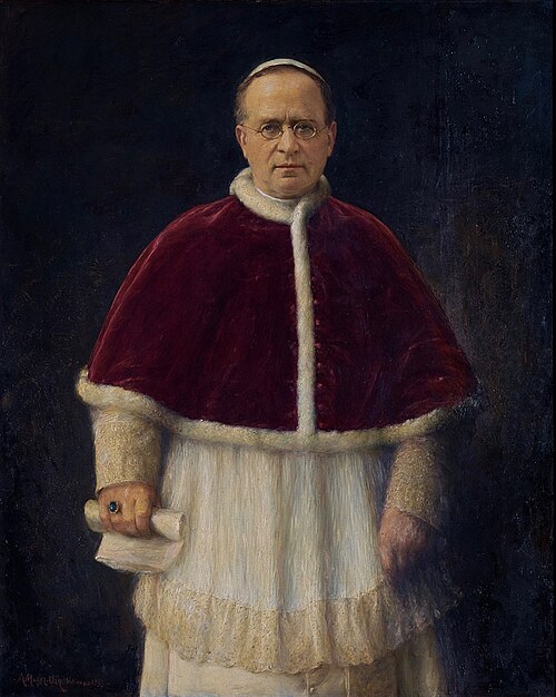 Portrait of Pius XI, 1933, Adolfo Müller-Ury