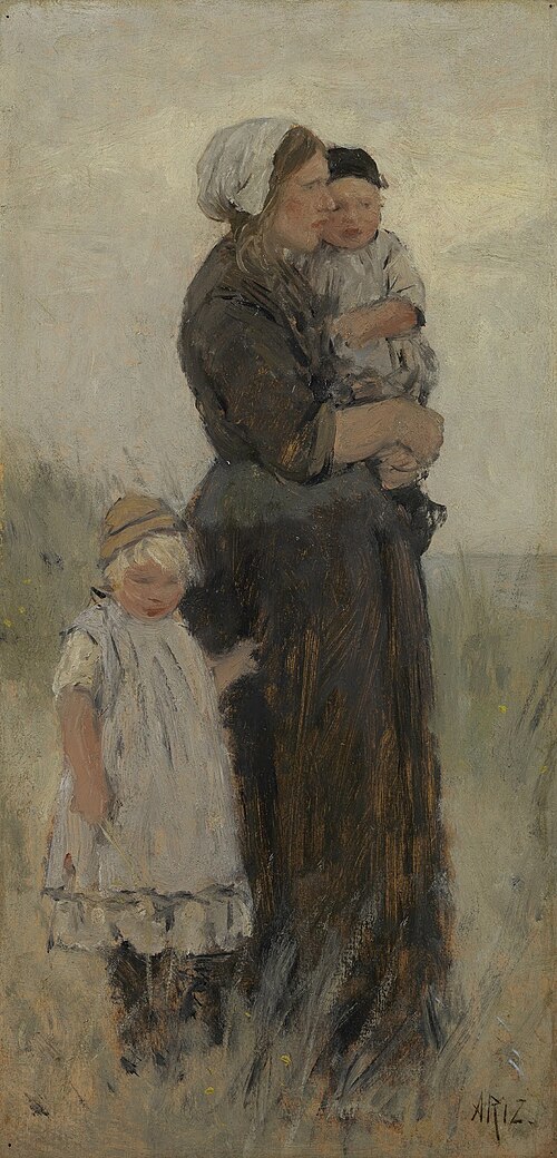 Woman from Scheveningen, 1871, Adolphe Artz