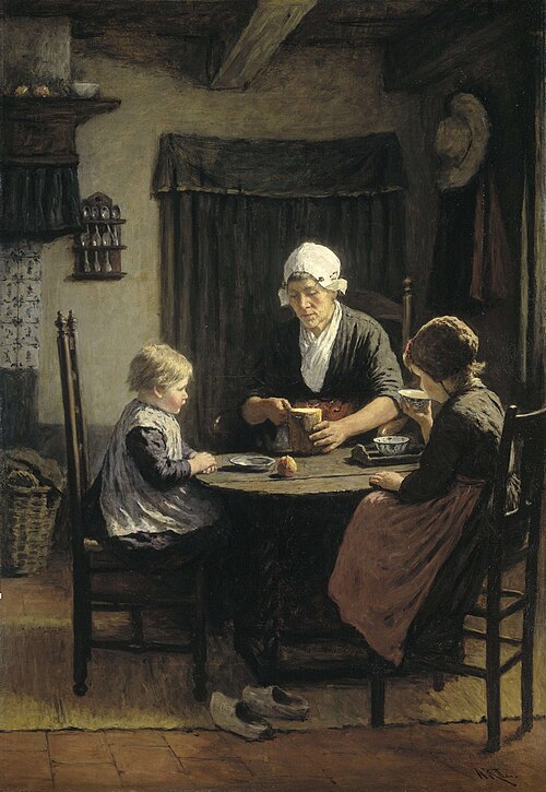 At Grandmother's, 1883, Adolphe Artz