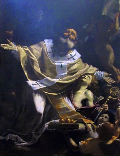 Saint Nicolas en extase, , Mattia Preti