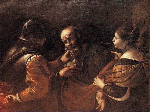 Le reniement de Saint Pierre, 1700, Mattia Preti