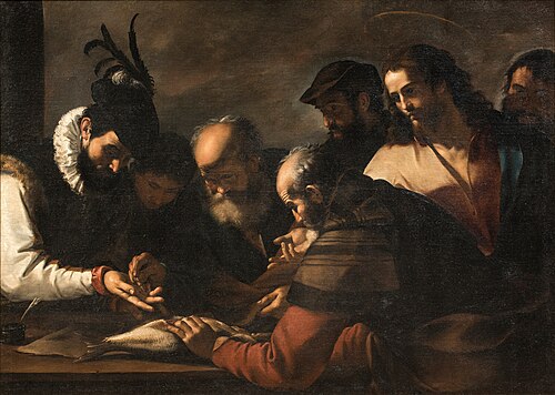 Le Christ au denier, 1640, Mattia Preti