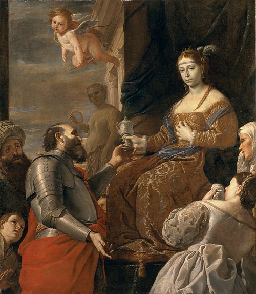 La Mort de Sophonisbe, 1650, Mattia Preti