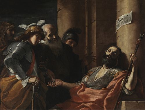 Belisarius Receiving Alms, 1660, Mattia Preti