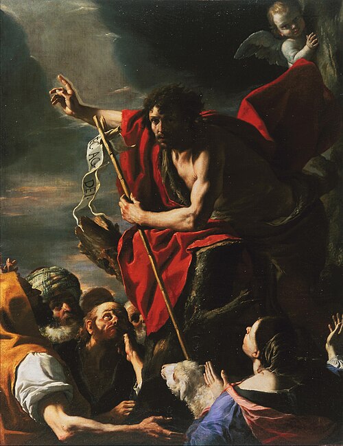 St. John the Baptist Preaching, 1665, Mattia Preti