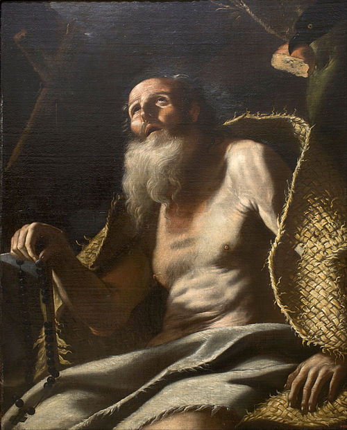 Saint Paul the Hermit, 1650, Mattia Preti