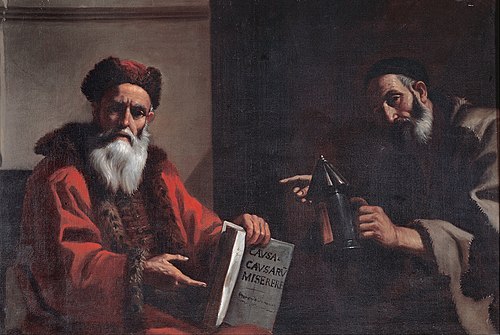 Plato and Diogenes, 1690, Mattia Preti