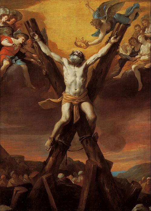 The crucifixion of St Andrew, 1651, Mattia Preti