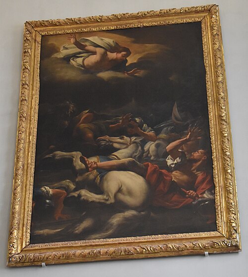 la Vision de saint Paul, 1700, Mattia Preti