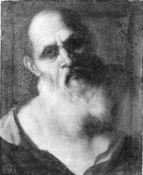 Bärtiger Greisenkopf (?), 1656, Mattia Preti
