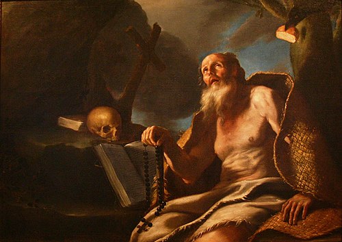 Paul of Thebes, 1675, Mattia Preti