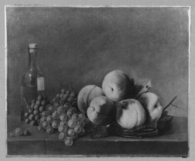 Nature morte aux pêches et raisins, 1769, Anne Vallayer-Coster