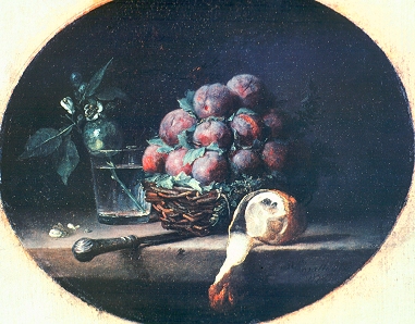 Still Life with Plums and a Lemon, 1778, Anne Vallayer-Coster