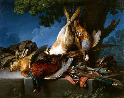 Still Life with Game, 1782, Anne Vallayer-Coster
