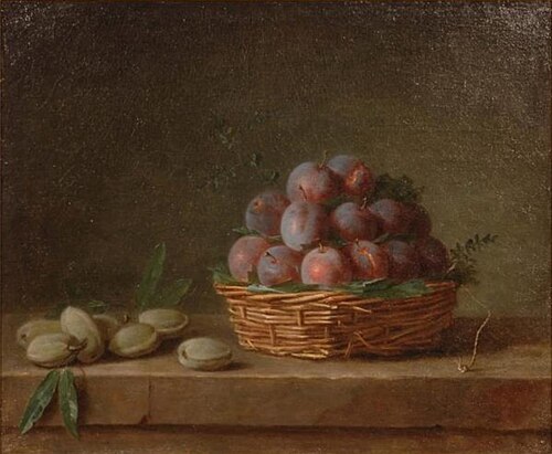Prunes et amandes, 1775, Anne Vallayer-Coster