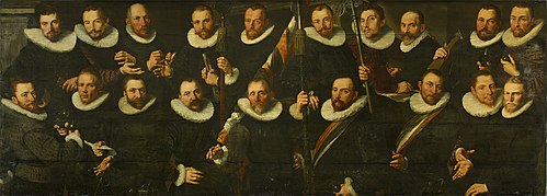 Guardsmen of the Company of Jan de Bisschop and Ensign Pieter Egbertsz. Vinck, 1599, Aert Pietersz.