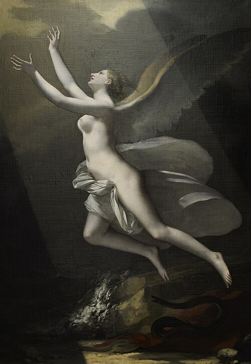 L'Âme brisant les liens qui l'attachent à la terre, 1822, Pierre-Paul Prud'hon