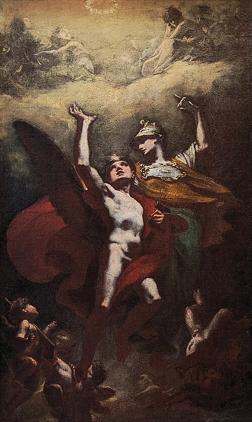 Minerve conduisant le génie des Arts à l'Immortalité, 1812, Pierre-Paul Prud'hon