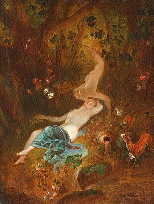 Flora and Zephyr, 1820, Pierre-Paul Prud'hon