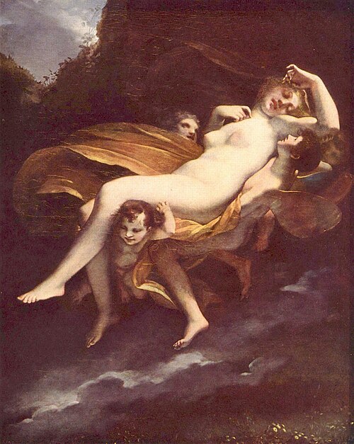 L'Enlèvement de Psyché, 1800, Pierre-Paul Prud'hon