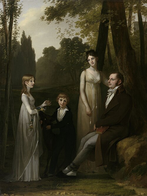 Portrait de Rutger Jan Schimmelpenninck et famille, 1801, Pierre-Paul Prud'hon