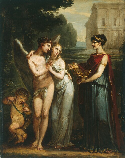 Innocence Choosing Between Love and Riches, 1804, Pierre-Paul Prud'hon