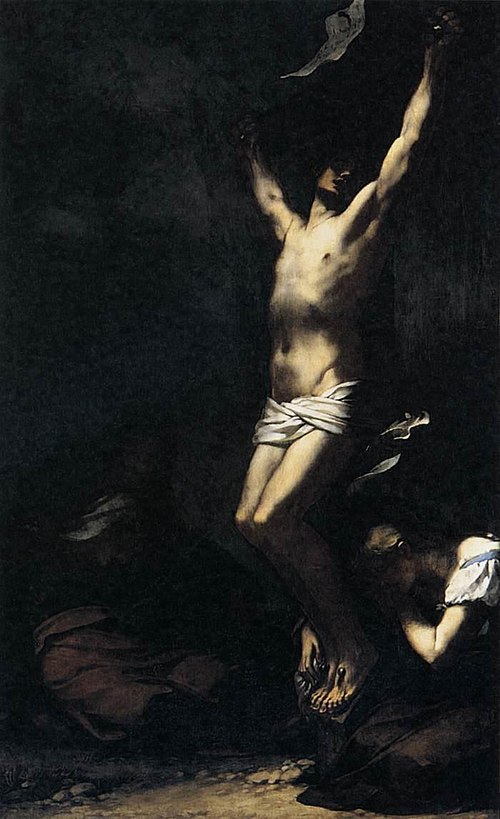 Le Christ sur la croix. La Madeleine et la Vierge sont à ses pieds, 1822, Pierre-Paul Prud'hon