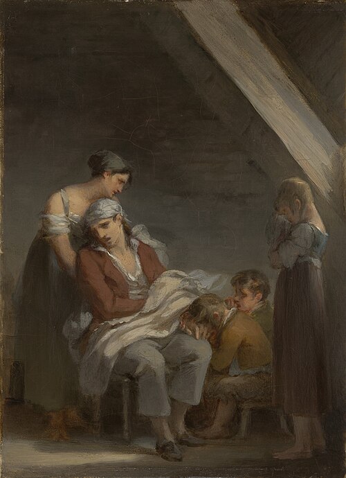 Une Famille dans la désolation (A Grief-Stricken Family), 1821, Pierre-Paul Prud'hon
